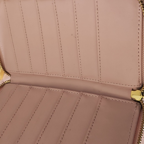 Joy & Iman Blush Quilted Shoulder Bag W/ Matching Wallet - Picture 15 of 15